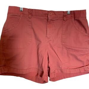 Gloria Vanderbilt shorts comfort waistband size 16 women